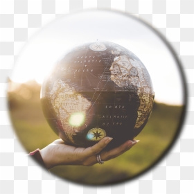 Sphere, HD Png Download - globe in hand png