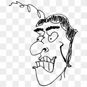 Emotion,art,monochrome Photography - Cartoon, HD Png Download - caricature body png