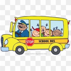 Briliant Community Helpers Driver Image Of Drive - School Bus Clipart, HD Png Download - indian school bus png
