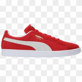 Puma Red Suede Classic, HD Png Download - puma shoes png