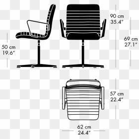 Energy Label - Office Chair Top View Png Line, Transparent Png - chair top png