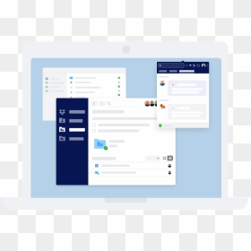 Various Dropbox Interfaces For Communication And Collaboration - Definicion De Interfaz De Dropbox, HD Png Download - dropbox icon png