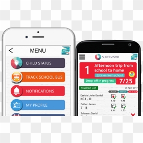 App Notification For Parents, HD Png Download - indian school bus png