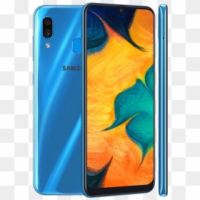 Samsung Galaxy A30 Blue, HD Png Download - samsung mobiles png