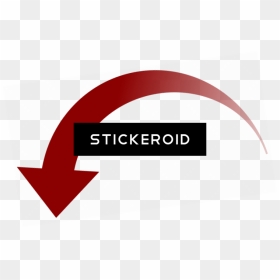 Curved Red Down Arrow - Shepherd's Bush, HD Png Download - arrow design png