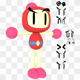 Download Zip Archive - Super Bomberman Bomberman Models, HD Png Download - bomberman png