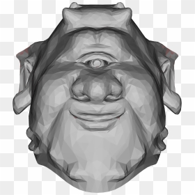 Low Poly Ogre Head Clip Arts - Clip Art, HD Png Download - ogre png