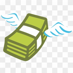 Money With Wings Clipart, HD Png Download - indian currency symbol png