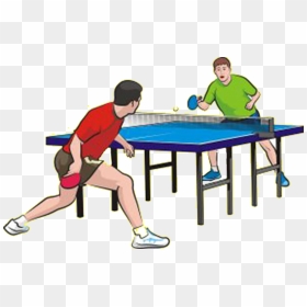 Transparent Ping Pong Paddle Png - Playing Clipart Table Tennis, Png Download - table tennis png