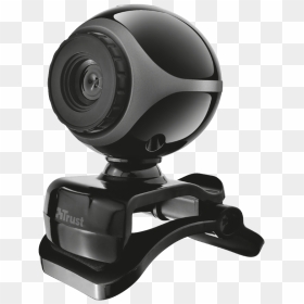 Exis Webcam - Black/silver - Webcam Trust Exis, HD Png Download - webcam png