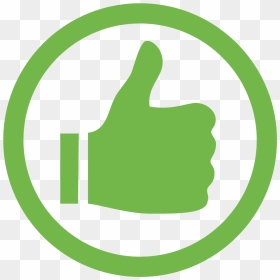 Good Png Transparent - Green Thumbs Up Icon, Png Download - good png