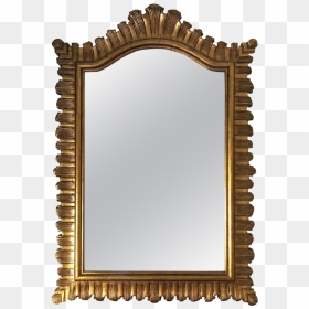 Gold Leaner Mirror Framed Pink Wall Sets Small - Rectangle Wall Mirror Clipart, HD Png Download - wall frame png