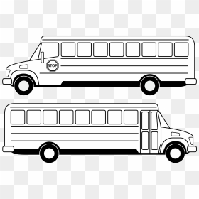 School Bus Clip Art Black And White - Buses Clipart Black And White, HD Png Download - indian school bus png