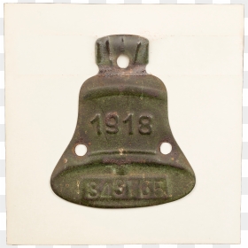 1918 California Auto Registration - Church Bell, HD Png Download - liberty bell png