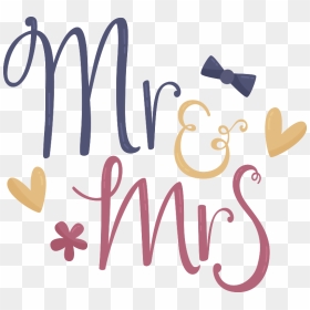 Marriage Names Wedding Vinyl Sticker - Calligraphy, HD Png Download - wedding name design png