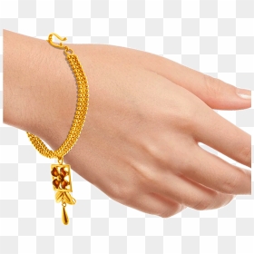 22k Yellow Gold Bracelet - Gold Bracelet Fingar For Women, HD Png Download - gold bracelet png