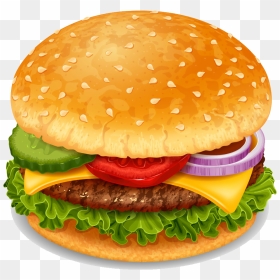 Thumb Image - Vector Stock Hamburger, HD Png Download - burger png hd