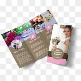 Wedding Florists Brochure Template Preview - Wedding Company Brochure, HD Png Download - wedding name design png