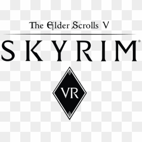 Elder Scrolls V Skyrim Vr Logo, HD Png Download - elder scrolls png