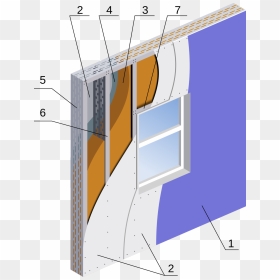 Steel Frame Interior Wall, HD Png Download - wall frame png