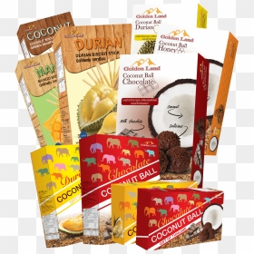 Goldenland - Thai Snacks Png, Transparent Png - snacks png