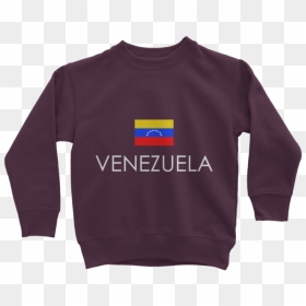 suéter Manga Larga De Niños - Sweater, HD Png Download - bandera de venezuela png