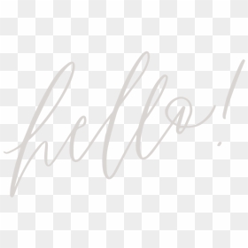 Hello - Calligraphy, HD Png Download - wedding name design png