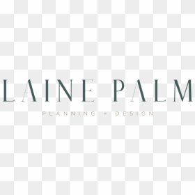 Laine Palm Colored Logo-01 - Graphics, HD Png Download - wedding name design png