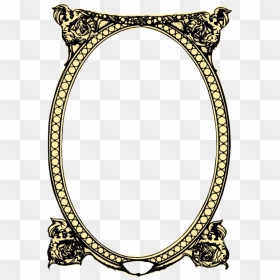 Picture Frame,bangle,body Jewelry - Restaurant Logo In Gold, HD Png Download - wall frame png