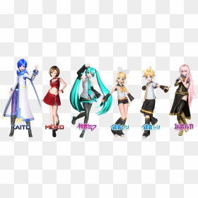 Hatsune Miku Project Diva , Png Download - Hatsune Miku Characters Names, Transparent Png - diva png