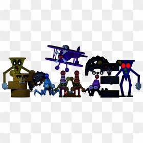 Some More Of The Enemies From Fnaf World - Fnaf World Enemies, HD Png Download - fnaf world png