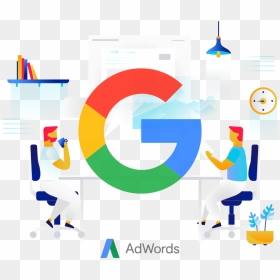 Logo Review Us On Google, HD Png Download - google adwords png