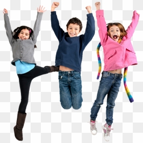 Niños Felices Png , Png Download - Children Jumping, Transparent Png - niños png