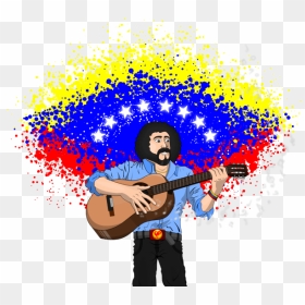 Ali Primera Vector Illustration - Venezuela Clipart, HD Png Download - bandera de venezuela png
