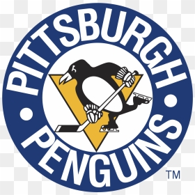Logo Clipart Pittsburgh Penguin - Pittsburgh Penguins Logo Old, HD Png Download - pitt logo png