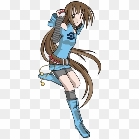 Pokemon Trainer Girl Art , Png Download - Female Pokemon Trainer Fanart, Transparent Png - pokemon trainer png