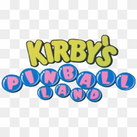 S Pinball Land - Kirby's Pinball Land Logo, HD Png Download - kirby logo png