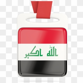 Card With Ribbon - Iraq Flag, HD Png Download - ribbon icon png
