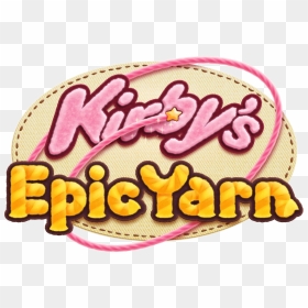 Kirby's Epic Yarn Logo, HD Png Download - kirby logo png