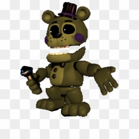 Picture Black And White Stock Cool Guy Clipart - Adventure Toy Freddy, HD Png Download - fnaf world png