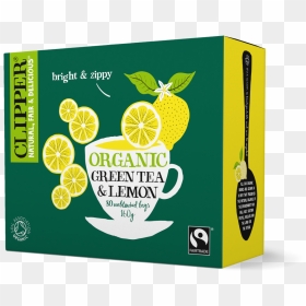 Clipper Lemon Green Tea, HD Png Download - lemon tea png