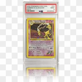 Alakazam Original Pokemon Card , Png Download - Metal, Transparent Png - pokemon card png