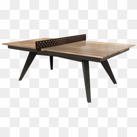 Wooden Table Tennis Table, HD Png Download - table tennis png