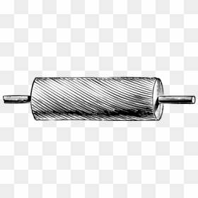 Rolling Angle White Black Pin Free Transparent Image - Electrical Connector, HD Png Download - white scroll png