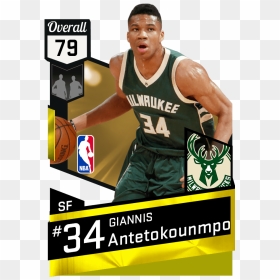 Nba 2k17 Silver Players , Png Download - Kyle Korver Nba 2k17, Transparent Png - giannis antetokounmpo png