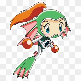Bomber Mermaid - Bomberman Mermaid Bomber, HD Png Download - bomberman png
