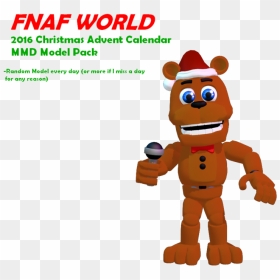 Christmas Advent Clipart Clip Art Black And White Download - Mmd Fnaf World, HD Png Download - fnaf world png