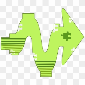 Arrow Green Fresh Jigsaw Png And Psd - Slope, Transparent Png - jigsaw png