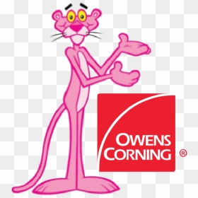Owens Corning Pink Panther Logo Png, Transparent Png - owens corning logo png