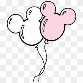 Transparent Mickey Gloves Png - Disney Balloon Svg, Png Download - minnie rosa png